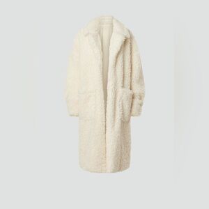 WeWoreWhat Cream Teddy Jacket